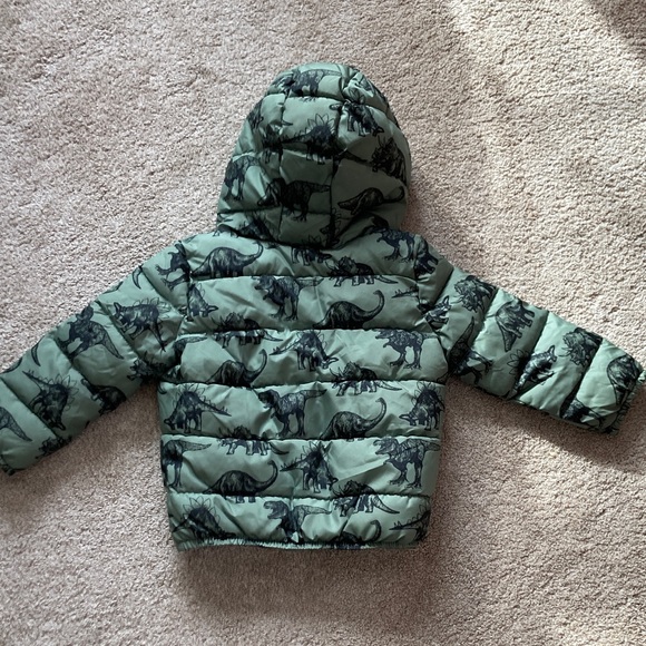 The Children's Place Gray Dino Print Jacket - Picture 3 of 3